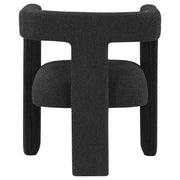Petra Boucle Upholstered Accent Side Chair Black - 902882