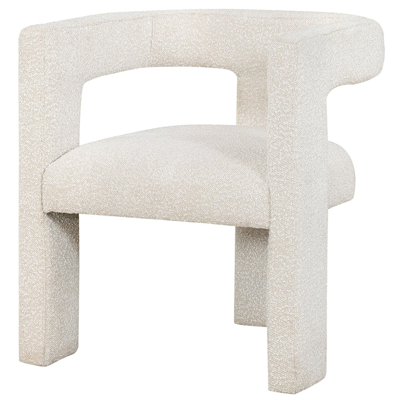 Petra Boucle Upholstered Accent Side Chair White - 902881