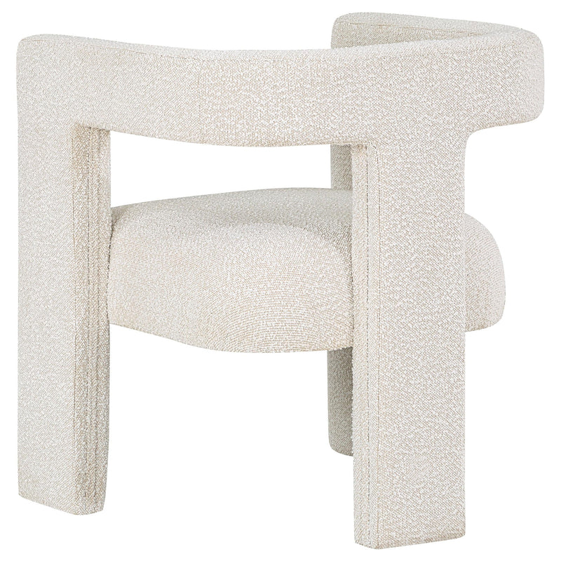 Petra Boucle Upholstered Accent Side Chair White - 902881