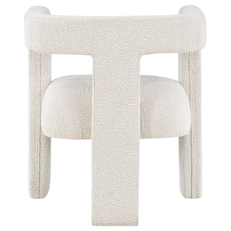 Petra Boucle Upholstered Accent Side Chair White - 902881