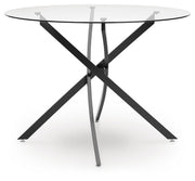 Pharwynn Black Dining Table - D446-15