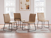 Pharwynn Dining Table and 4 Chairs in Black from Ashley - DMV Furniture