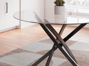 Pharwynn Dining Table and 4 Chairs in Black from Ashley - DMV Furniture