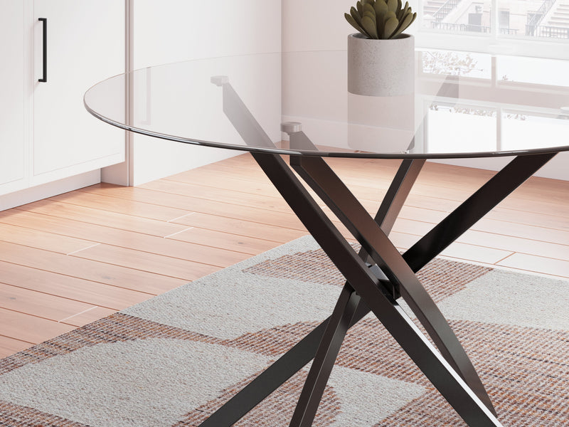 Pharwynn Dining Table and 4 Chairs in Black from Ashley - DMV Furniture