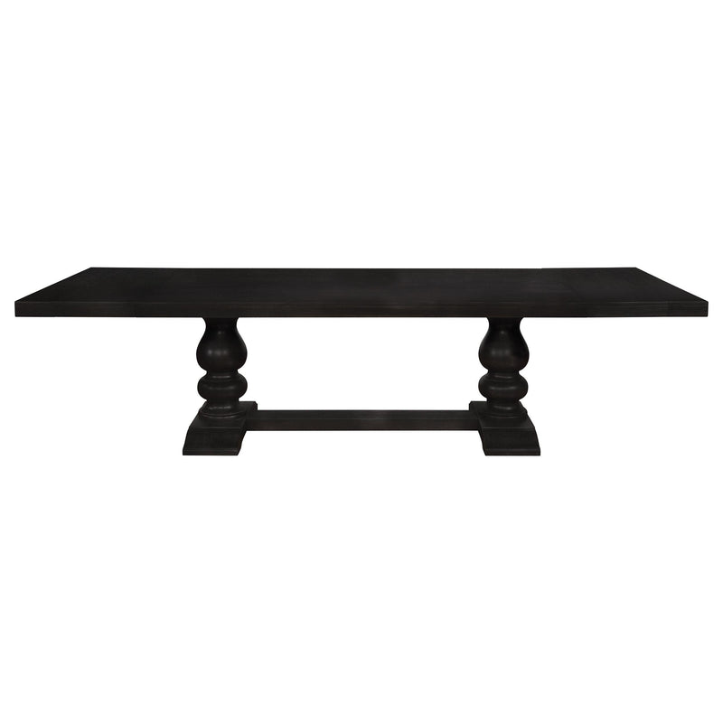 Phelps 5-piece Rectangular Dining Table Set Distressed Noir - 121231-S5
