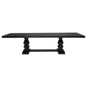 Phelps 7-piece Rectangular Dining Table Set Distressed Noir - 121231-S7A