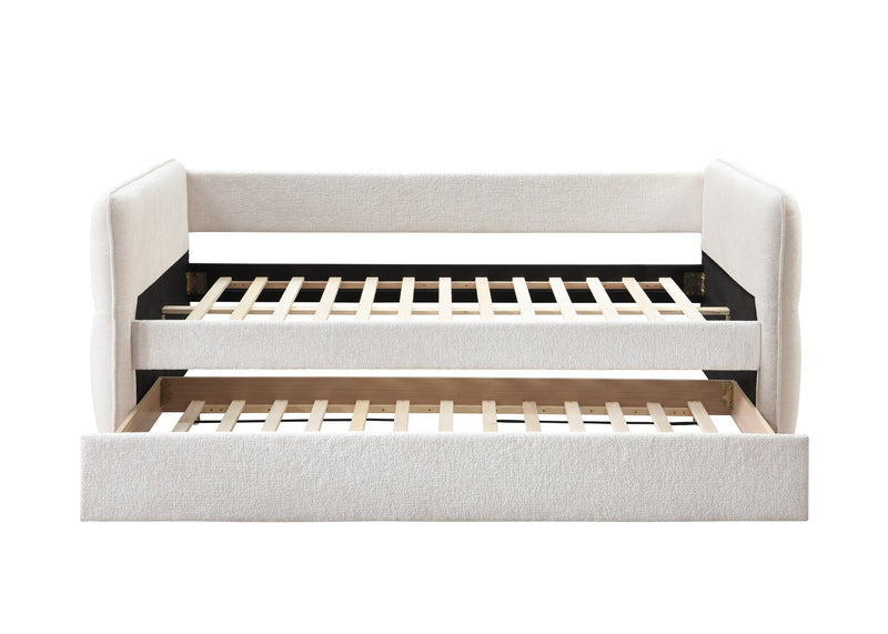 Philipa Oatmeal Twin Daybed with Trundle - DMV FurnitureDaybed