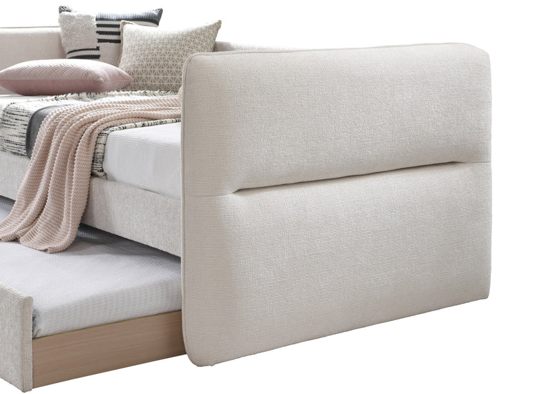 Philipa Oatmeal Twin Daybed with Trundle - DMV FurnitureDaybed