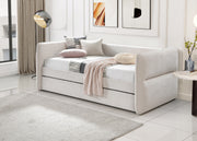 Philipa Oatmeal Twin Daybed with Trundle - DMV FurnitureDaybed
