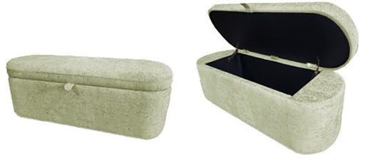 Philipa Storage Bench - L.Green Tweed - DMV FurnitureBenches