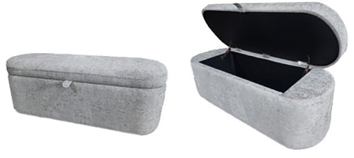 Philipa Storage Bench - L.Grey Tweed - DMV FurnitureBenches