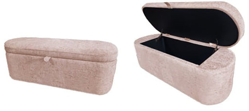 Philipa Storage Bench - Mauve Tweed - DMV FurnitureBenches