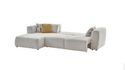 Picasso Left Facing Sectional (Oscar White) 5 Pieces - 20PCS5R00300001