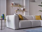 Picasso Sectional (Oscar White) 5 Pieces & Chair - DMV FurnitureSleeper Sectional
