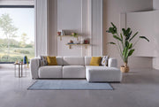 Picasso Sectional (Oscar White) 5 Pieces & Chair - DMV FurnitureSleeper Sectional