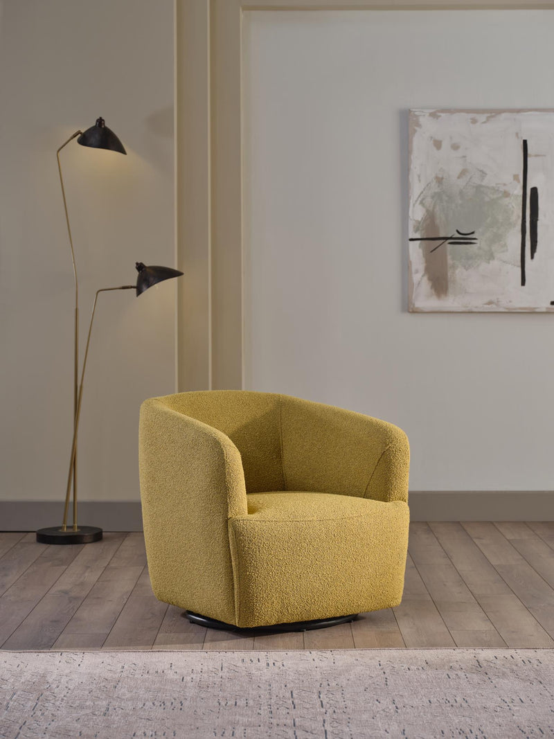 Picasso Swivel Chair (Oscar Mustard) - DMV FurnitureLiving Room Chair