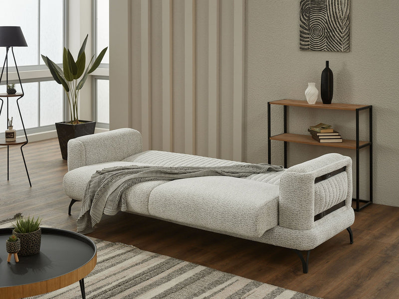 Pierra Convertible Sofa in Brown - 200-SIM-PIE-CALVE010-3