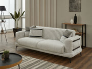 Pierra Convertible Sofa in White - 200-SIM-PIE-CALVE16-3
