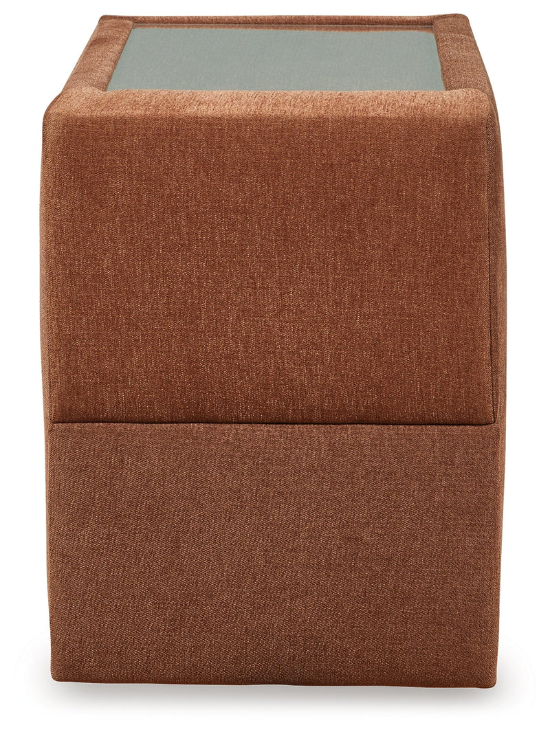 Pillar Peak 6-Piece Sectional with Ottoman in Spice - PKG018609