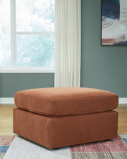 Pillar Peak 8-Piece Sectional with Ottoman in Spice - PKG019269