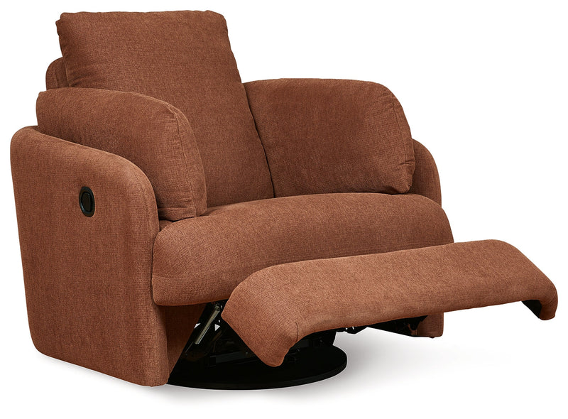Pillar Peak Spice Swivel Glider Recliner - 9210261