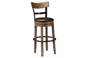 Pinnadel Light Brown Bar Height Bar Stool - DMV FurnitureBarstool