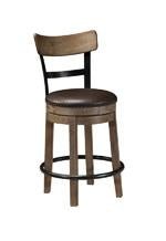 Pinnadel Light Brown Counter Height Bar Stool - DMV FurnitureBarstool