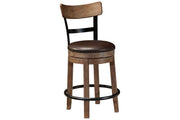 Pinnadel Light Brown Counter Height Bar Stool - DMV FurnitureBarstool