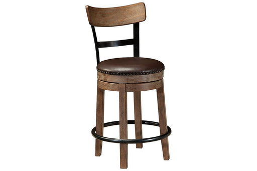 Pinnadel Light Brown Counter Height Bar Stool - DMV FurnitureBarstool