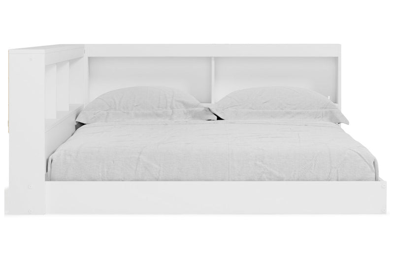 Piperton White Full Bookcase Storage Bed - DMV FurnitureFull Bed