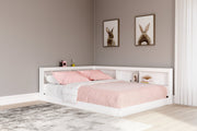Piperton White Full Bookcase Storage Bed - DMV FurnitureFull Bed