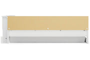 Piperton White Full Bookcase Storage Bed - DMV FurnitureFull Bed