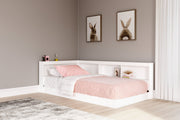 Piperton White Twin Bookcase Storage Bed - DMV FurnitureTwin Bed