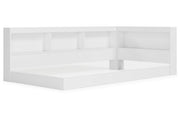 Piperton White Twin Bookcase Storage Bed - DMV FurnitureTwin Bed