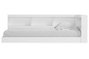 Piperton White Twin Bookcase Storage Bed - DMV FurnitureTwin Bed