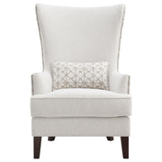 Pippin Upholstered High Wingback Accent Chair Latte - 904066