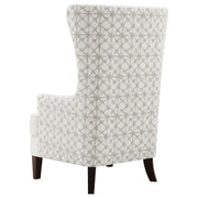 Pippin Upholstered High Wingback Accent Chair Latte - 904066