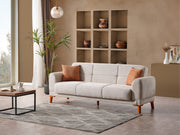 Platin 3-pieces (Sofa & Loveseat & Chair) Livingroom in Beige - Brick - 200-ELIF-PLA-A403-321