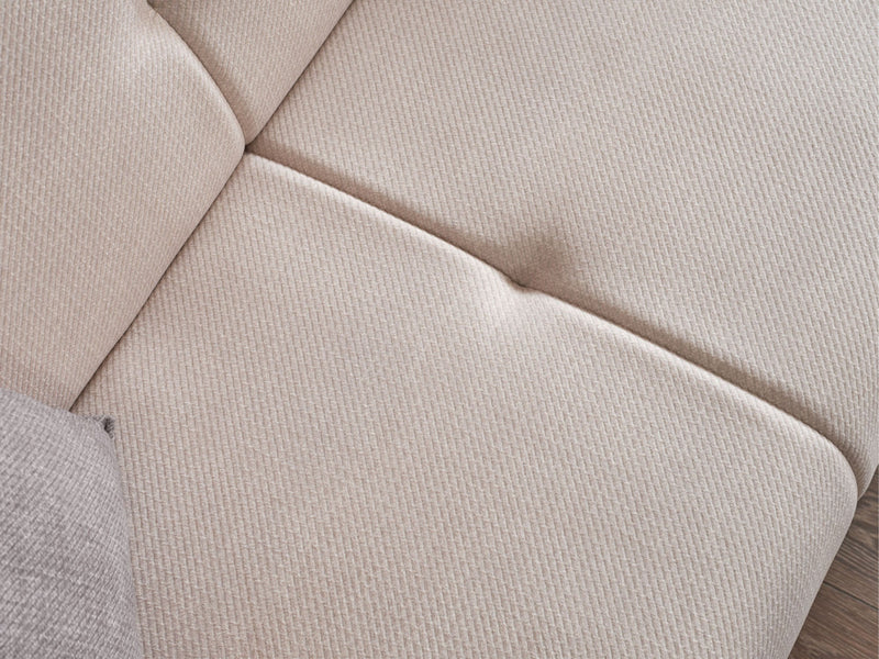 Platin 3-pieces (Sofa & Loveseat & Chair) Livingroom in Beige - Brick - 200-ELIF-PLA-A403-321