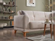 Platin 3-pieces (Sofa & Loveseat & Chair) Livingroom in Grey - 200-ELIF-PLA-A402-321