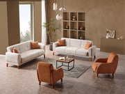 Platin Chair in Brick - 200-ELIF-PLA-A403-B