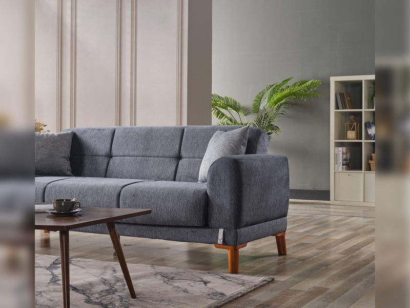 Platin Convertible Sofa in Grey - 200-ELIF-PLA-A402-3