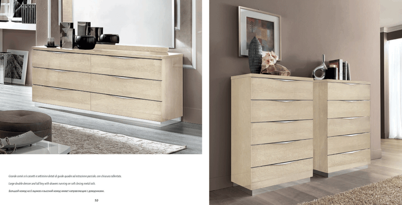Platinum Bedroom Betullia Sabbia By Camelgroup – Italy Set - DMV Furniture