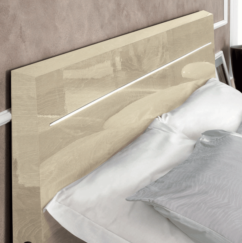 Platinum Legno Bedroom Ivory Betullia Sabbia Set - DMV Furniture