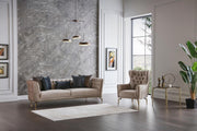 Plaza 3 Seat Sleeper (Lara Cream)..2 Pieces - DMV FurnitureSleeper Sofa