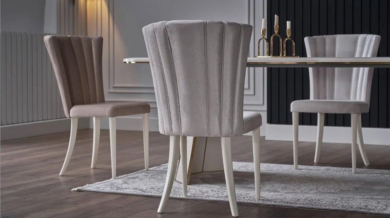 Plaza Dining Table (Ivory) - DMV FurnitureDining Table