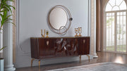 Plaza Dining Table (Plaza Walnut) - DMV FurnitureDining Table