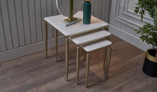 Plaza Nesting Table (Ivory) - 22PZA3304FSFS