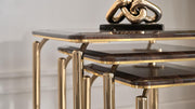 Plaza Nesting Table (Plaza Walnut) - DMV FurnitureEnd Table