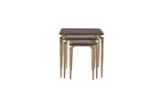 Plaza Nesting Table (Plaza Walnut) - DMV FurnitureEnd Table